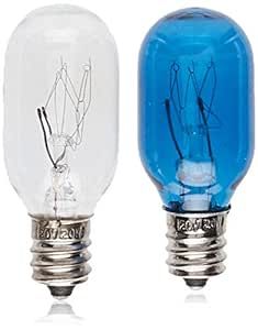 Conair Incandescent Mirror Replacement Bulbs, 20W, 1 Clear & 1 Blue