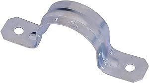 Sigma Engineered Solutions ProConnex TH-1901 EMT Two-Hole Strap 1/2-Inch Conduit Fitting, 100-Pack, Gray