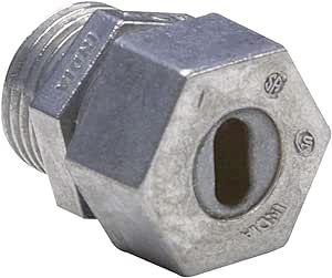 Sigma Engineered Solutions ProConnex 18821 Underground Feeder (Uf) Cable Connector 3/4-Inch Conduit Fitting, 1-Pack, Gray