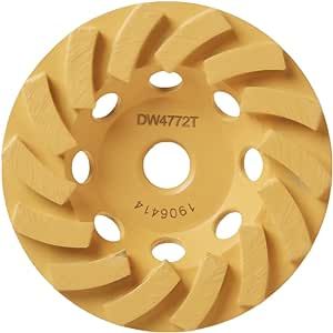 DEWALT Grinding Wheel, Diamond Cup, 4-Inch (DW4772T)
