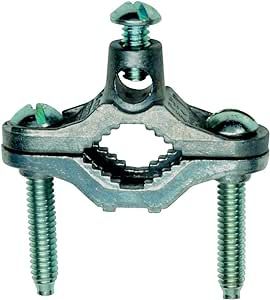 Sigma Engineered Solutions ProConnex 49160 Zinc Ground Clamp 1/2 to 1-Inch Conduit Fitting, 1-Pack, 1 Count (Pack of 1)