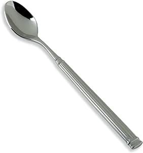 Fortessa Doria 18/10 Stainless Steel Flatware Iced Tea Spoon, Set of 12