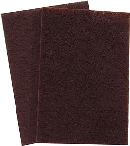 3M - 87-235 7447 Scotch-Brite 9-Inch by 6-Inch by 1/2-Inch Scouring Pad, Maroon, 20-Pack